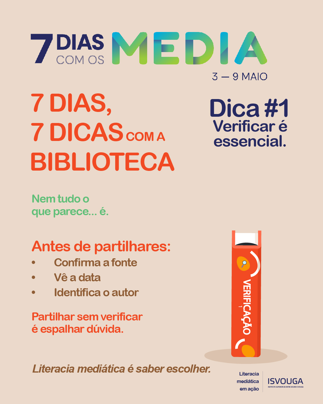 Dica 1 — Verificar é essencial