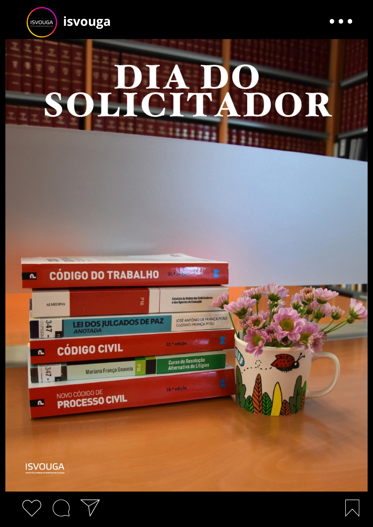 Publicação do ISVOUGA para o Dia Nacional do Solicitador